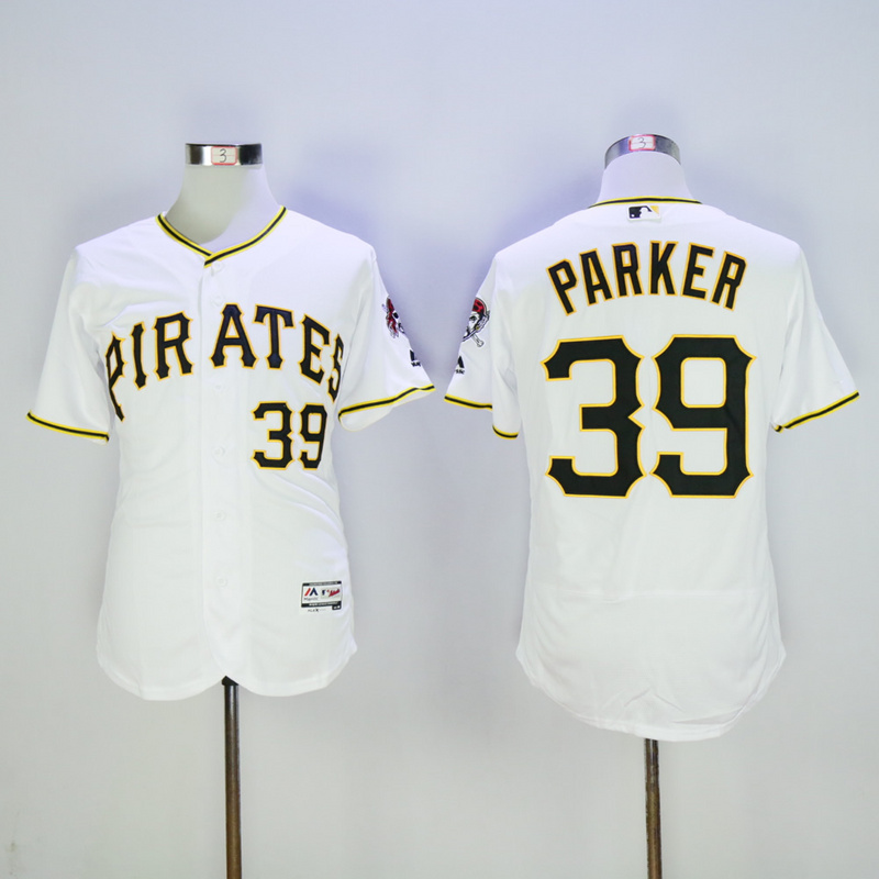 Men Pittsburgh Pirates 39 Parker White Elite MLB Jerseys
